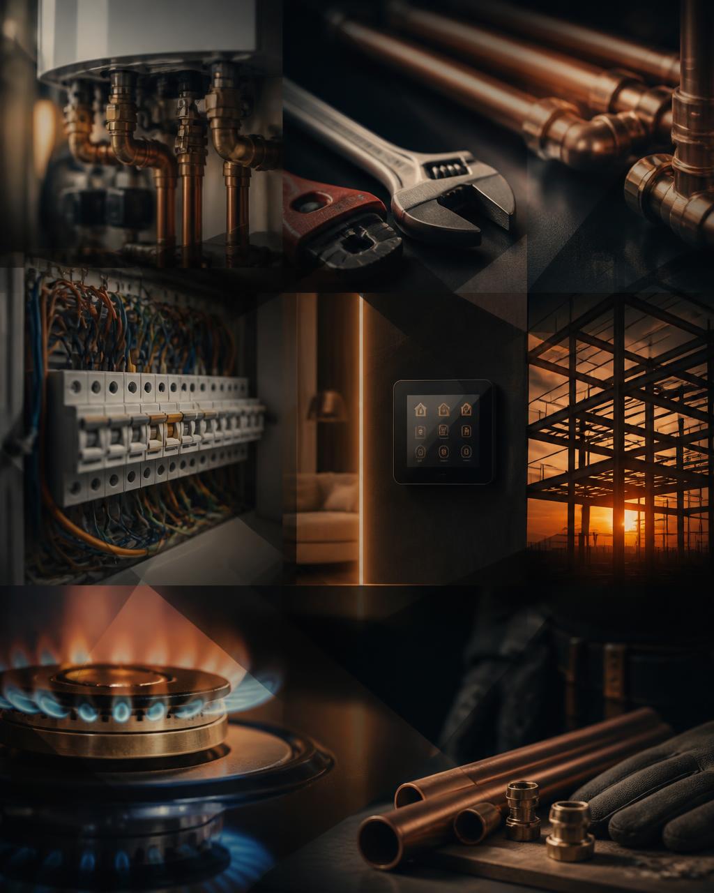 Gas, plumbing, electrical, home automation and construction trades